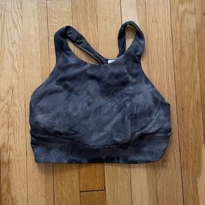 NWT LULU LEMON WUNDER TRAIN LONG LINE BRA IN DIAMOND DYE